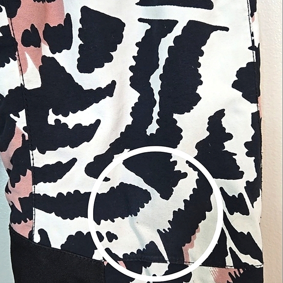 Molo Kids Pink/Black/Cream Animal Print Ski Pants, Size 122 EU (6-7 US) ~ VGUC - Picture 5 of 16